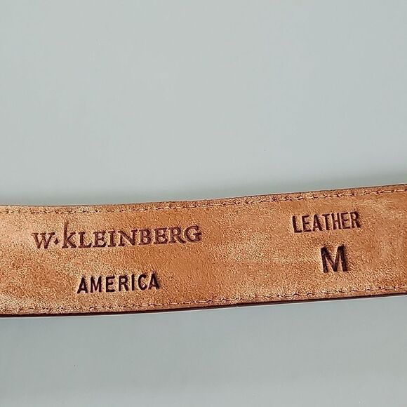 W. Kleinberg Leather Belt - Picture 3 of 6